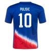 Virallinen Fanipaita Yhdysvallat Pulisic 10 Vieraspelipaita 2024 - Miesten